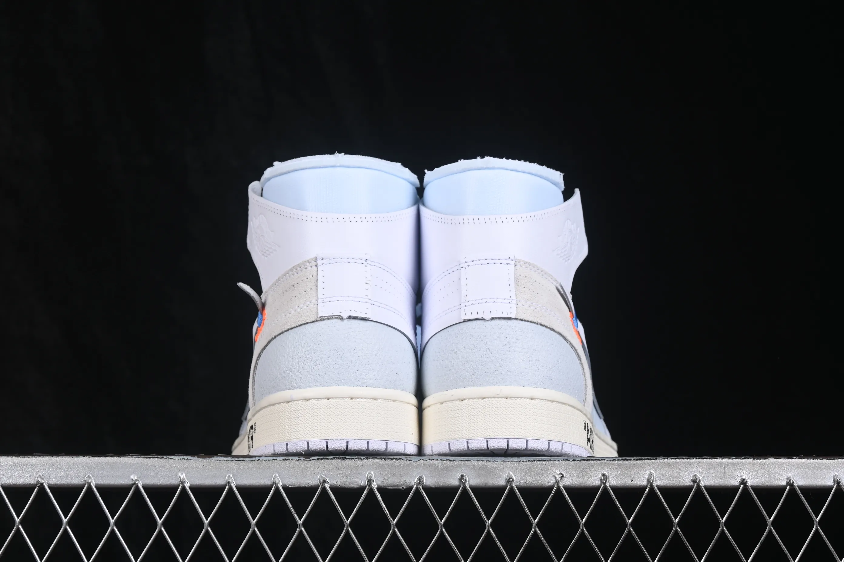 All categories Air Jordan Jordan series basketball shoes Air Jordan 1 High Off White x Air Jordan OW AJ1 Joe 1 joint white high-top basketball shoes AA3834-100